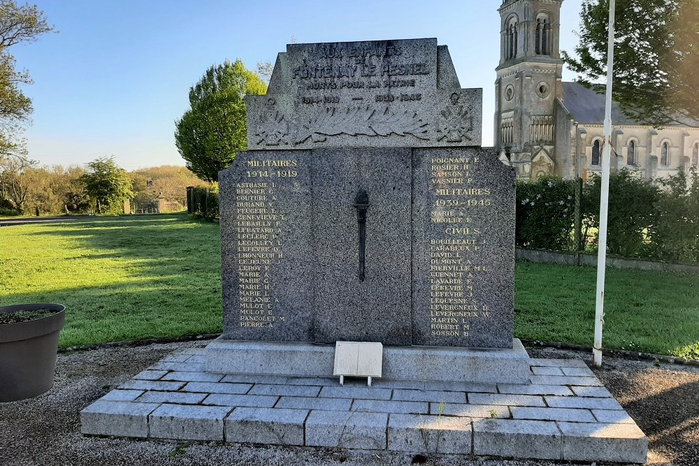 Oorlogsmonument Fontenay-le-Pesnel #2