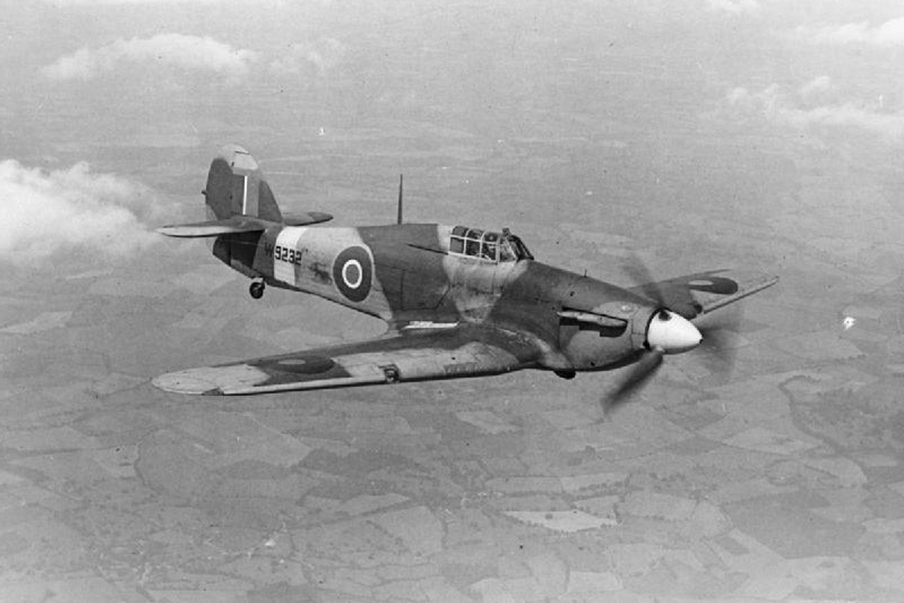 Crashlocatie Hawker Hurricane Mk I V6571 WX-Q