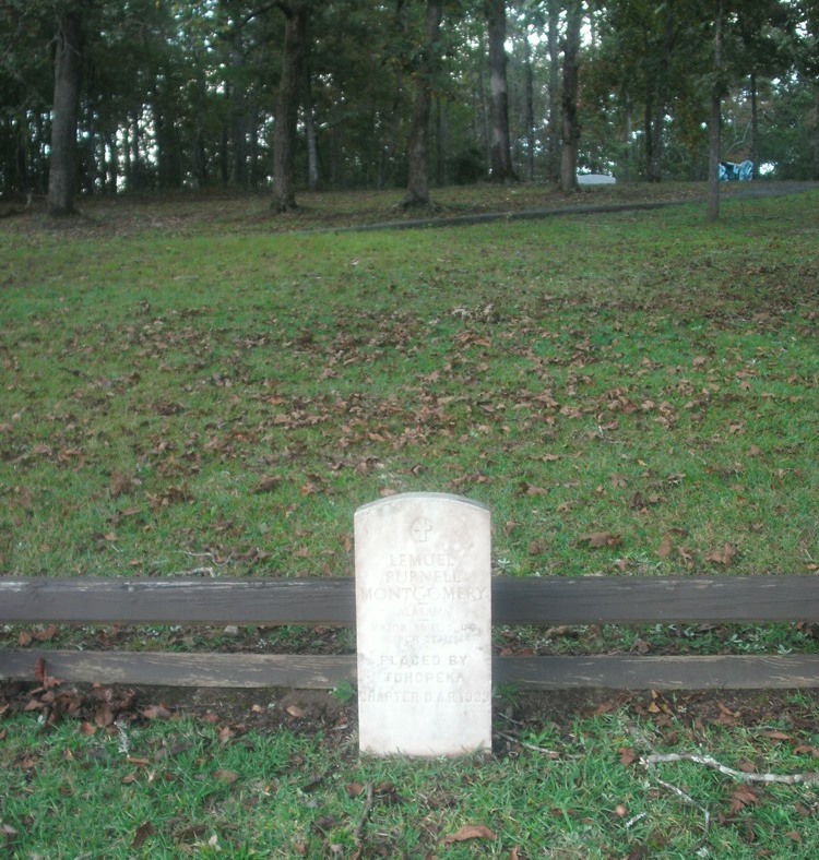 Grave of Major Lemuel Purnell Montgomery
