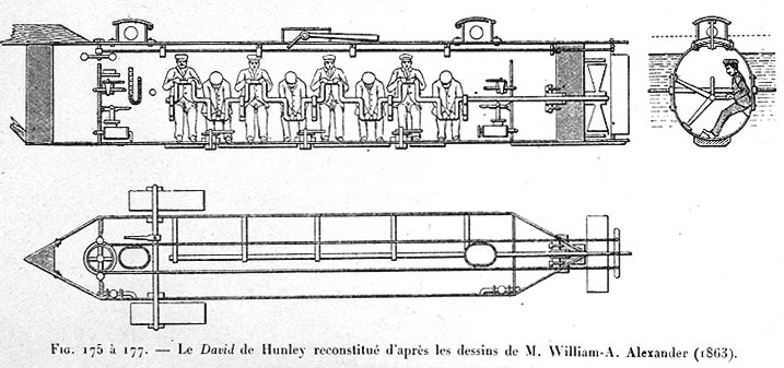 Wrakken USS Housatonic & CSS Hunley #3