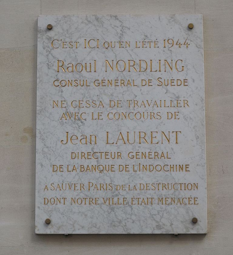 Gedenkteken Raoul Nordling