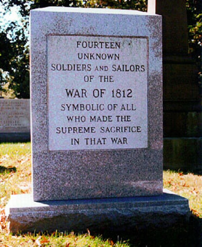 Monument Onbekende Slachtoffers Oorlog van 1812