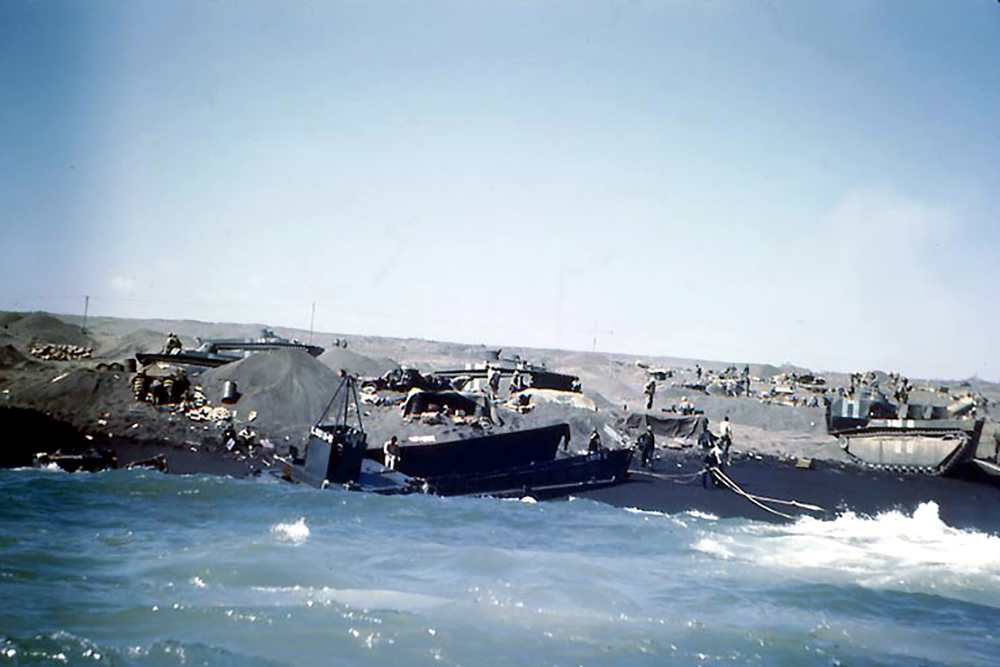 Invasiestrand Iwo Jima