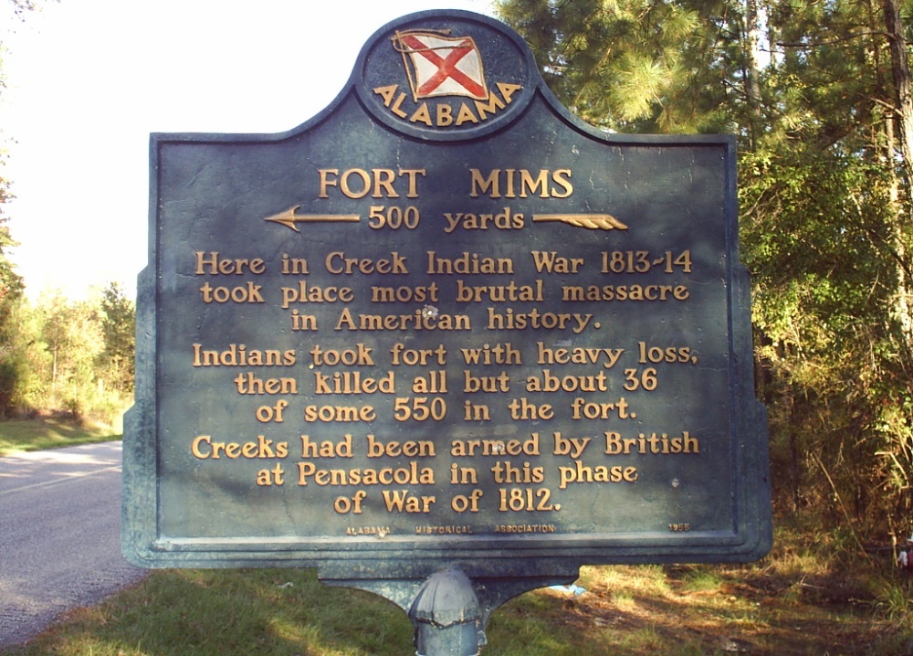 Information Sign Fort Mims