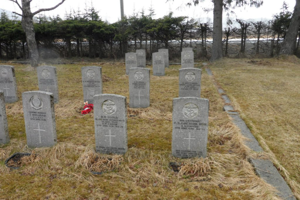 Commonwealth War Graves Andalsnes Ballangen New Cemetery