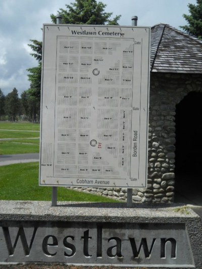 Oorlogsgraf van het Gemenebest West Lawn Cemetery