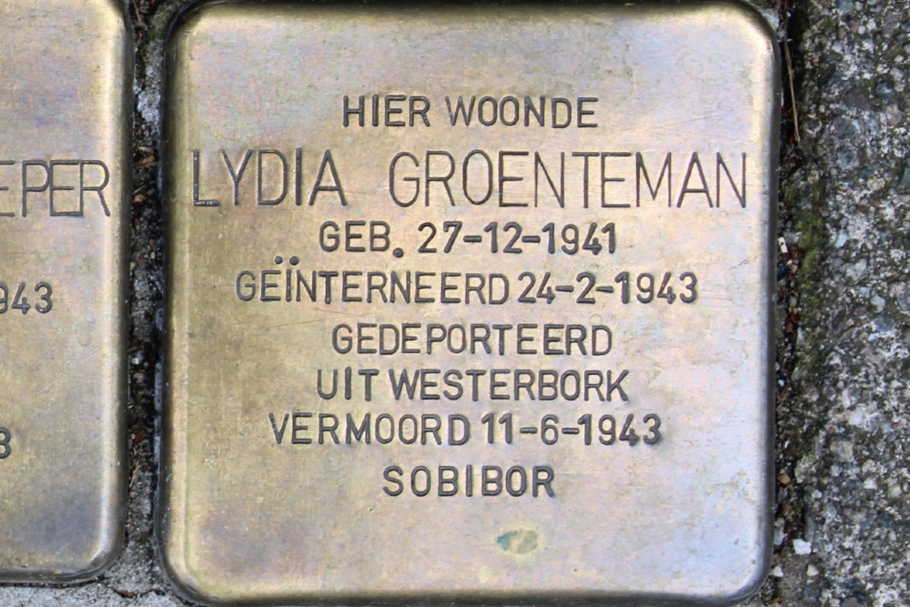 Stolpersteine Plantage Middenlaan 14 #4