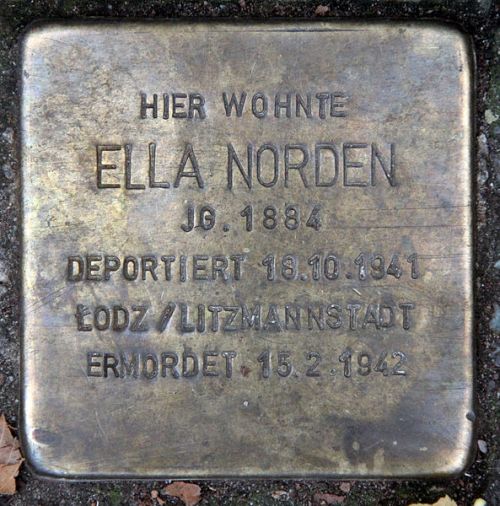 Stolpersteine Pariser Strae 45 #3