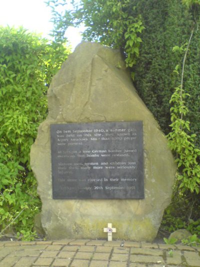 Memorial Victims Bombardment Warrington