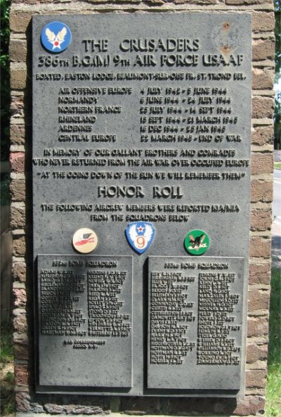 Memorial 386th B.G.(M), 9th Air Force USAAF #3