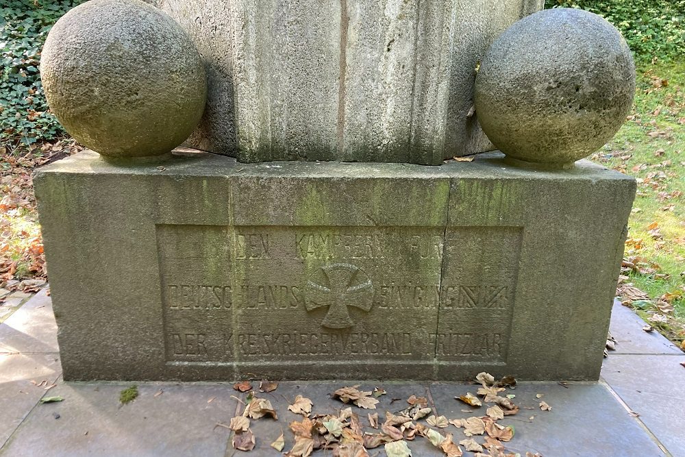 Oorlogsmonument Frans-Pruisische Oorlog Fritzlar #3