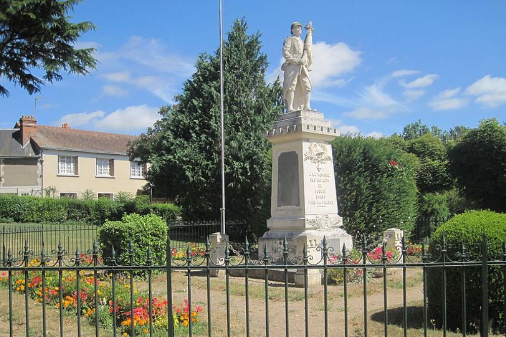 Oorlogsmonument Bossay-sur-Claise
