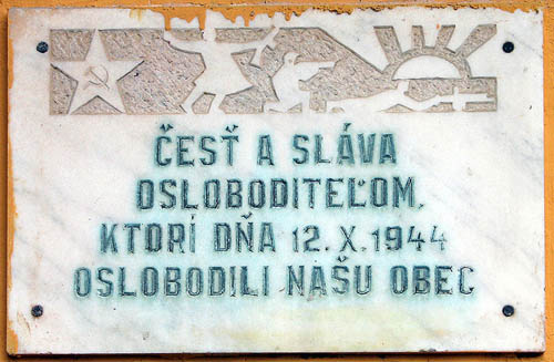 Gedenkteken Bevrijding Dlhoňa