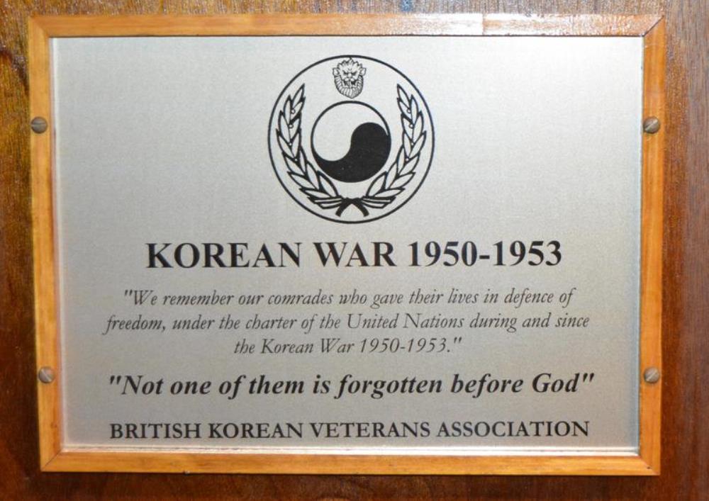 Monument Koreaanse Oorlog Eden Camp Museum