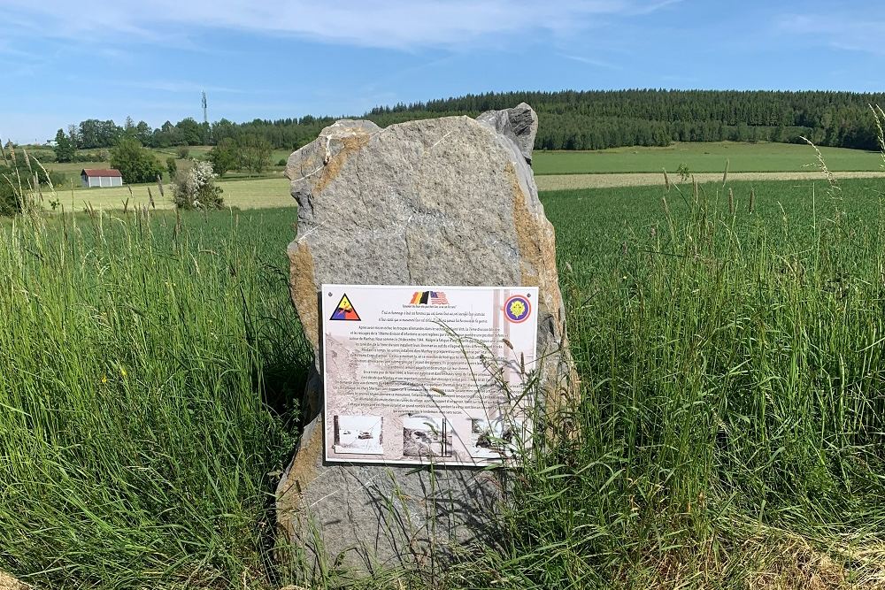 Memorial Stone Ardennes Offensive