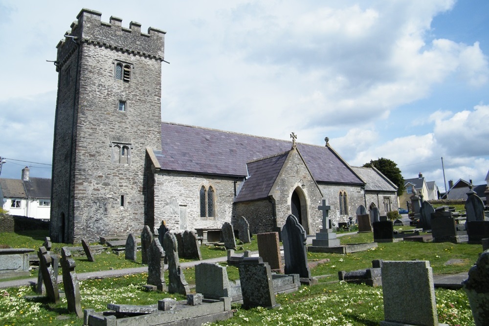 Oorlogsgraf van het Gemenebest St. Tyfodwg Churchyard