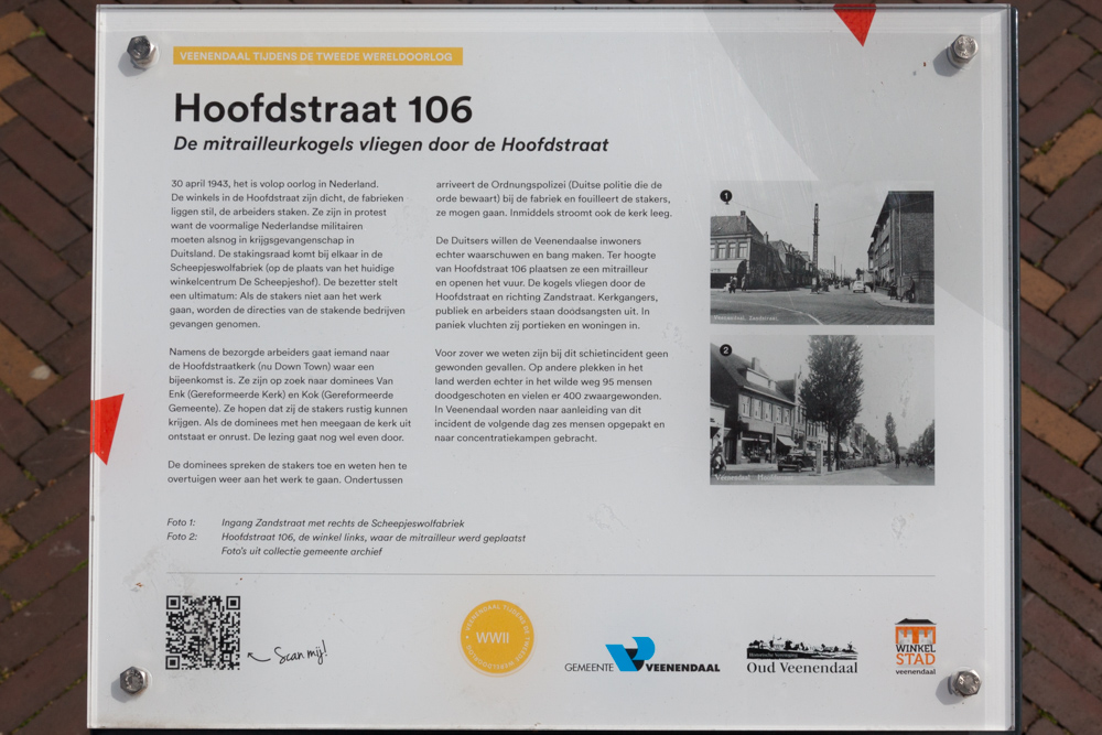 Information Sign Hoofdstraat 106 Veenendaal