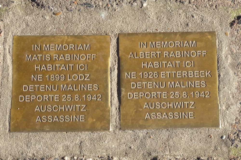 Stolpersteine Blaesstraat 154 #1