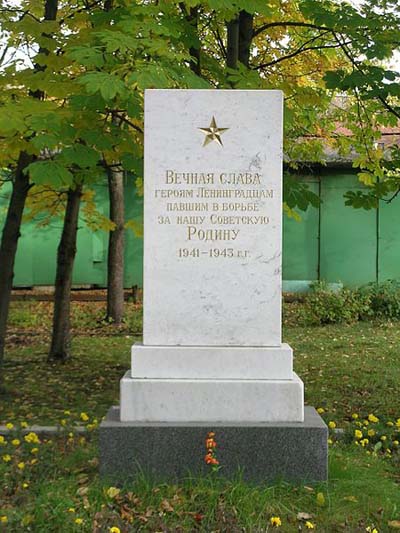 Sovjet Oorlogsgraven Begraafplaats Preobrazhenskoe