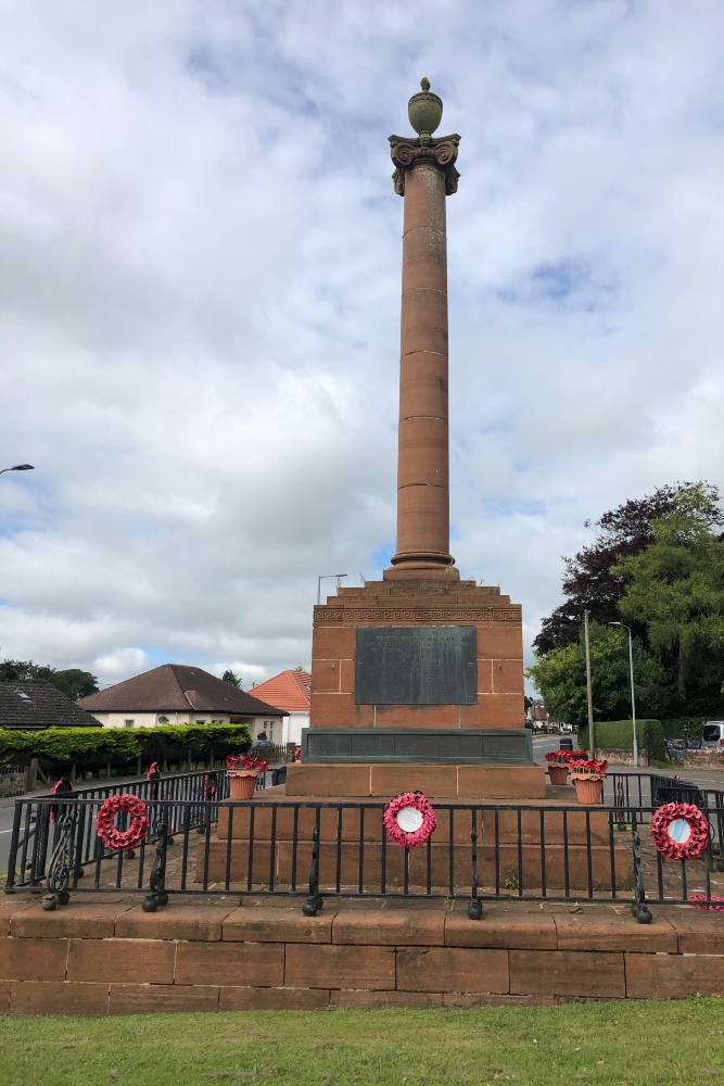 Oorlogsmonument Mauchline #3