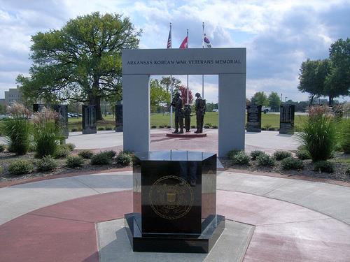 Monument Veteranen Koreaanse Oorlog Arkansas