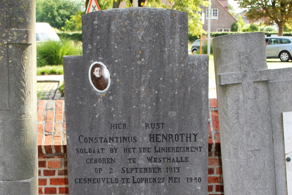 Belgische Oorlogsgraven Westmalle