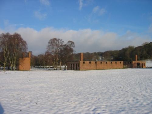 Remains POW-camp Featherstone Castle