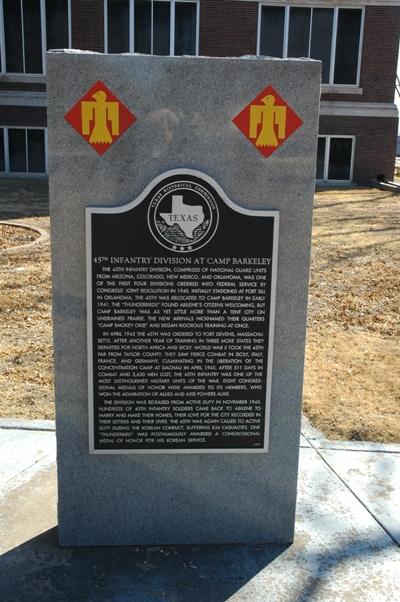 Memorial 45st Infantry Division