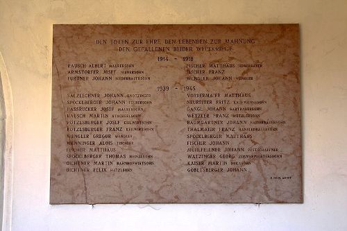War Memorial Niederarnsdorf