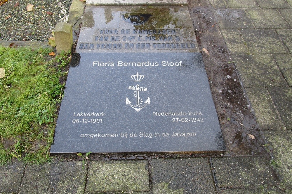 Remembrance stone Floris Bernardus Sloof