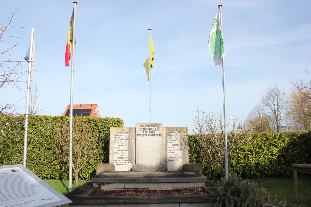 Oorlogsmonument Begraafplaats Denderbelle