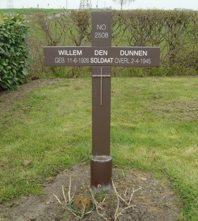 Dutch War Grave Protestant Cemetery Hooge Zwaluwe