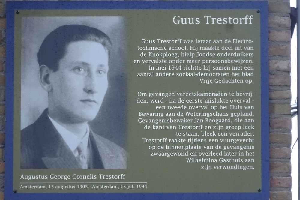 Memorial Plates Slotermeer Guus Trestorffstraat