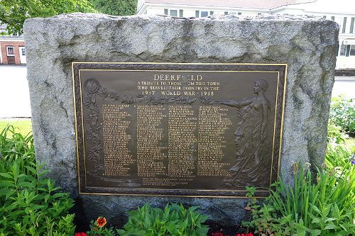 Monument Veteranen Eerste Wereldoorlog Deerfield