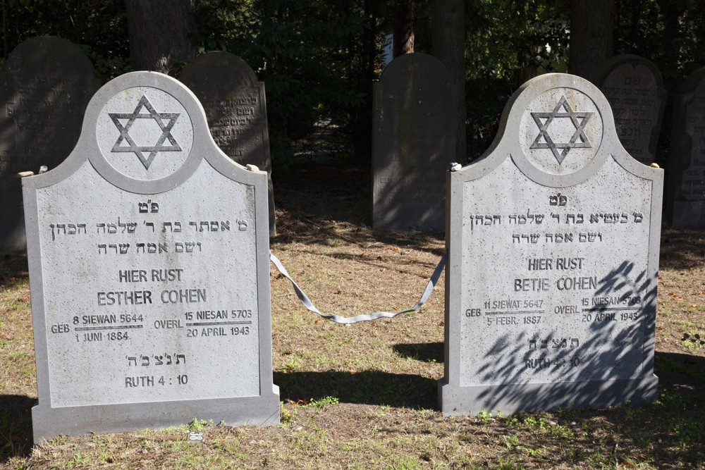 Jewish War Graves New Jewish Cemetery Wageningen