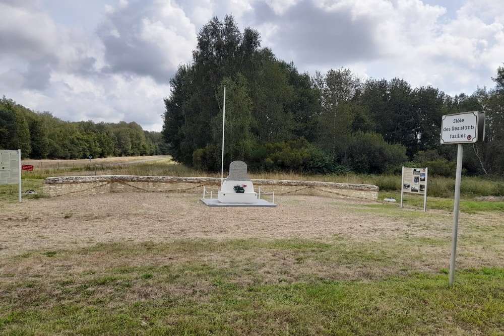 Memorial to executed resistance members Camp du Ruchard #2