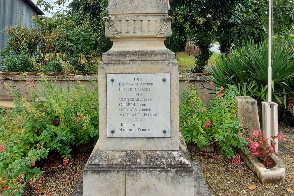 War Memorial Brives-sur-Charente #2