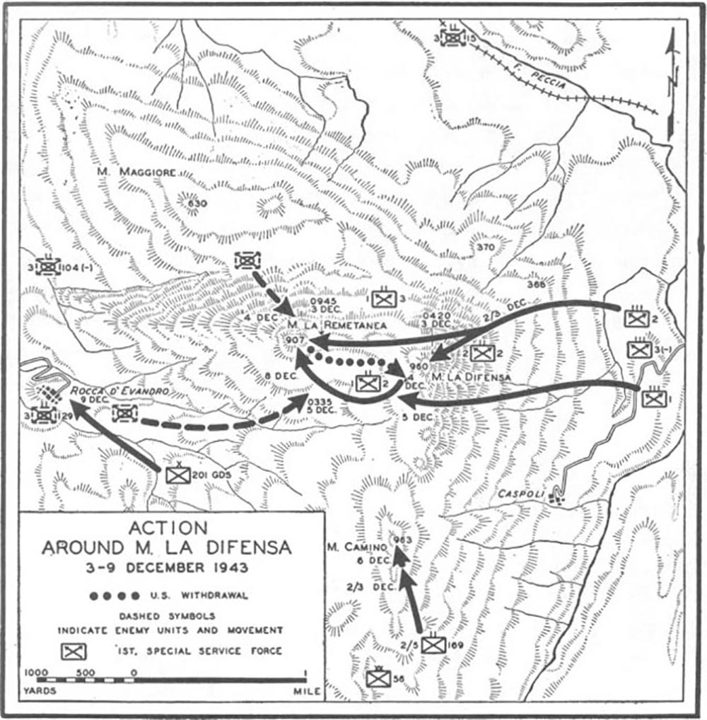 Bernhardt Line - Monte La Difensa (Hill 960)