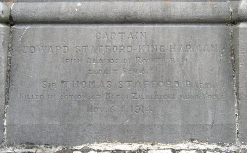Memorial Edward Stafford-King-Harmon