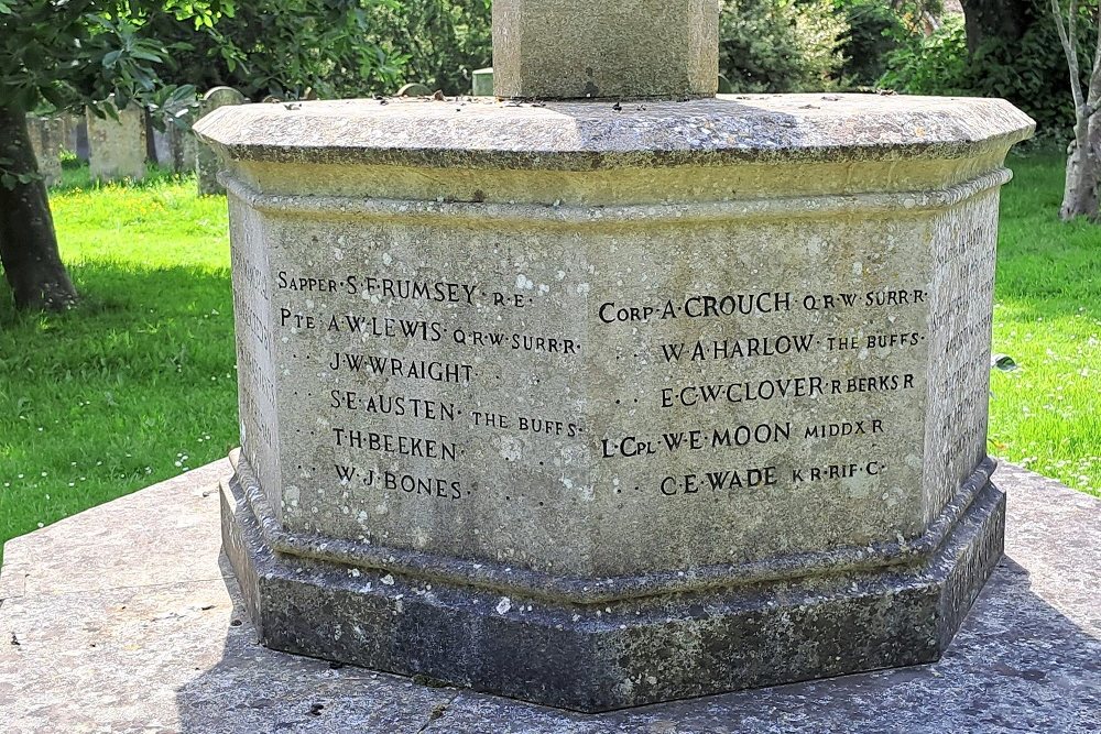 War Memorial Chilham #5