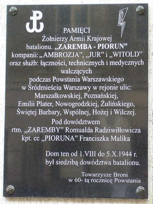 Memorial Battalion Zaremba-Piorun