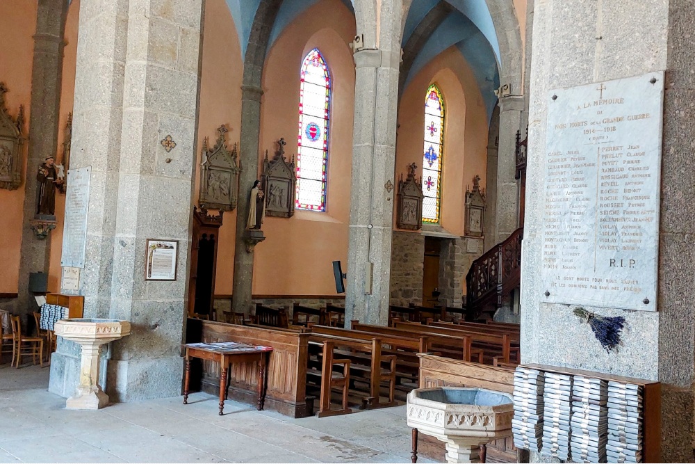 Oorlogsmonument Kerk Saint-Martin-Lestra #3