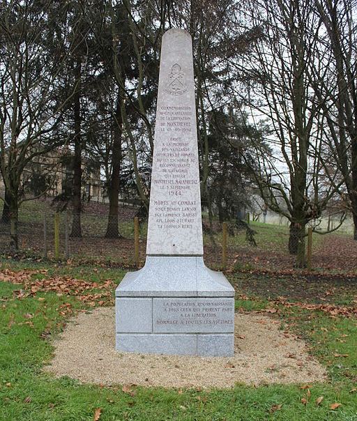 Monument Omgekomen Amerikanen Montrevel-en-Bresse