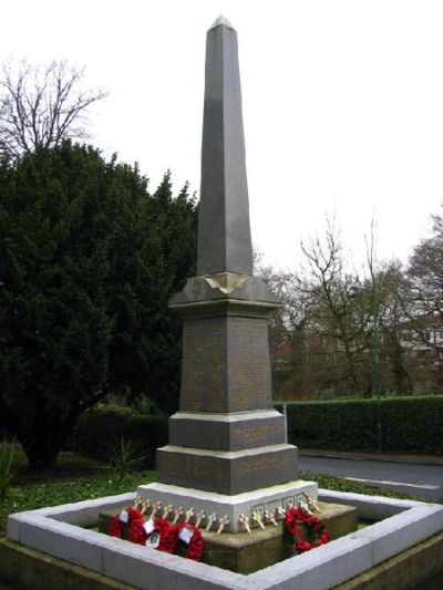 War Memorial Burnopfield