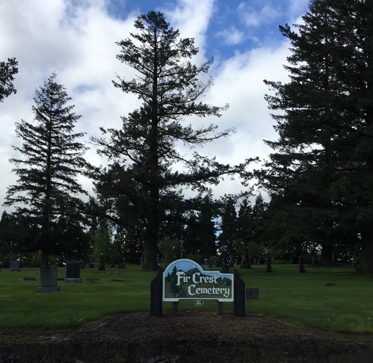 American War Grave Fircrest Cemetery