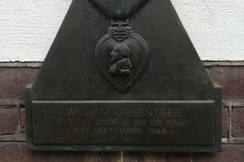 Memorial American Soldier William Greentree