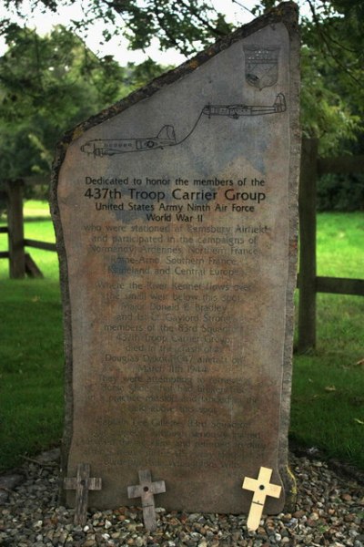 Memorial 437th Troop Carrier Group and Crash 11 March 1944