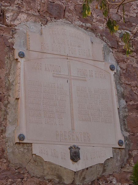 Monument Spaanse Burgeroorlog Brea de Aragn