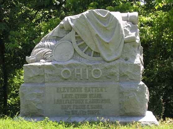 11th Battery Ohio Light Artillery (Union) Monument