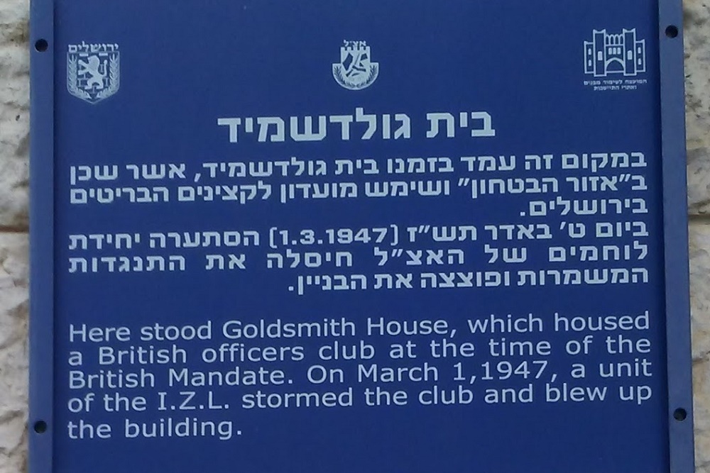 Goldsmith House - Britse Officiersclub